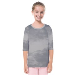 Storm Clouds Collection Kids  Quarter Sleeve Raglan Tee