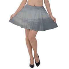 Storm Clouds Collection Velvet Skater Skirt