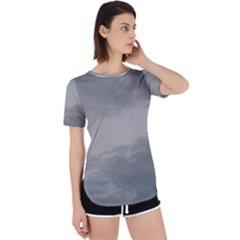 Storm Clouds Collection Perpetual Short Sleeve T-shirt by HoneySuckleDesign