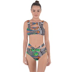 Alice In Wonderland Cat Bandaged Up Bikini Set  by artworkshop