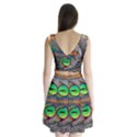 Alice In Wonderland Cat Split Back Mini Dress  View2