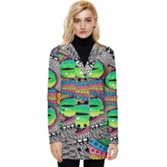 Alice In Wonderland Cat Button Up Hooded Coat 