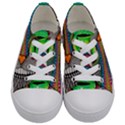 Alice In Wonderland Cat Kids  Low Top Canvas Sneakers View1