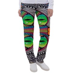 Alice In Wonderland Cat Women s Casual Pants by artworkshop