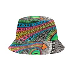 Alice In Wonderland Cat Inside Out Bucket Hat by artworkshop