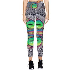 Alice In Wonderland Cat Pocket Leggings 