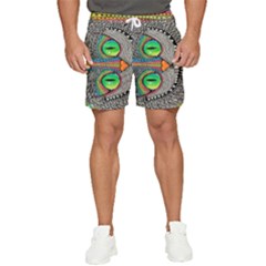 Alice In Wonderland Cat Men s Runner Shorts