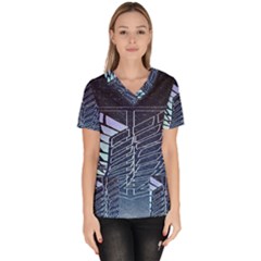 Attack On Titan Scouting Legion Women s V-neck Scrub Top