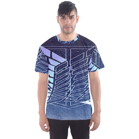 Attack On Titan Scouting Legion Men s Sport Mesh Tee by artworkshop