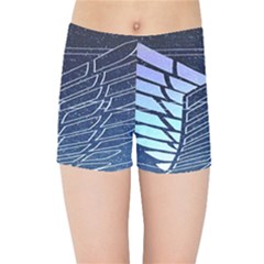 Attack On Titan Scouting Legion Kids  Sports Shorts by artworkshop