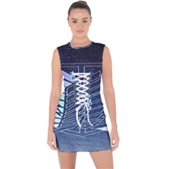 Attack On Titan Scouting Legion Lace Up Front Bodycon Dress by artworkshop