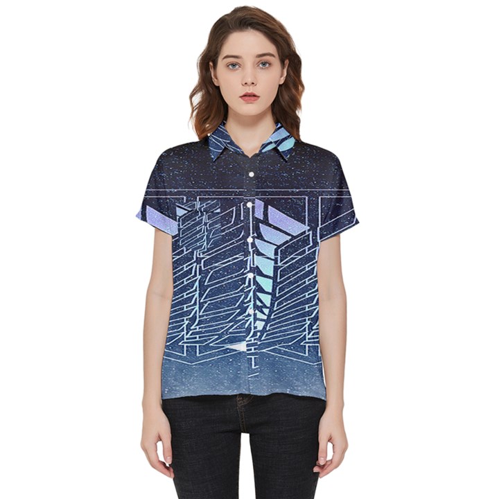 Attack On Titan Scouting Legion Short Sleeve Pocket Shirt