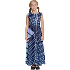 Attack On Titan Scouting Legion Kids  Satin Sleeveless Maxi Dress