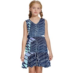 Attack On Titan Scouting Legion Kids  Sleeveless Tiered Mini Dress