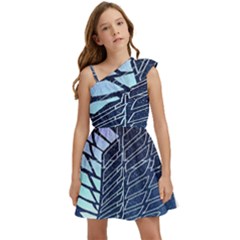 Attack On Titan Scouting Legion Kids  One Shoulder Party Dress