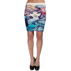 Beautifull Ariel Little Mermaid  Painting Bodycon Skirt by artworkshop