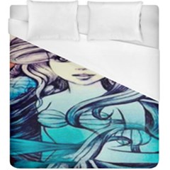 Beautifull Ariel Little Mermaid  Painting Duvet Cover (king Size) by artworkshop