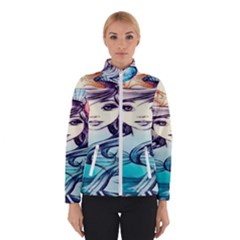 Beautifull Ariel Little Mermaid  Painting Women s Bomber Jacket by artworkshop