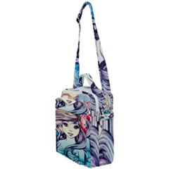 Beautifull Ariel Little Mermaid  Painting Crossbody Day Bag by artworkshop