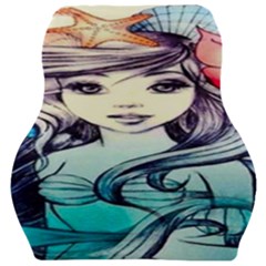 Beautifull Ariel Little Mermaid  Painting Car Seat Velour Cushion  by artworkshop