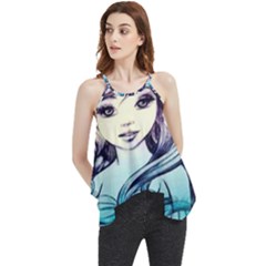 Beautifull Ariel Little Mermaid  Painting Flowy Camisole Tank Top by artworkshop