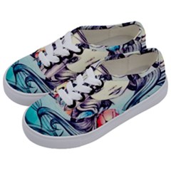 Beautifull Ariel Little Mermaid  Painting Kids  Classic Low Top Sneakers by artworkshop