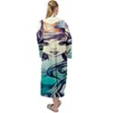 Beautifull Ariel Little Mermaid  Painting Maxi Velour Kimono View2