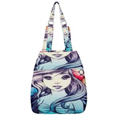 Beautifull Ariel Little Mermaid  Painting Center Zip Backpack by artworkshop