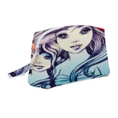 Beautifull Ariel Little Mermaid  Painting Wristlet Pouch Bag (medium)