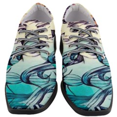 Beautifull Ariel Little Mermaid  Painting Women Heeled Oxford Shoes