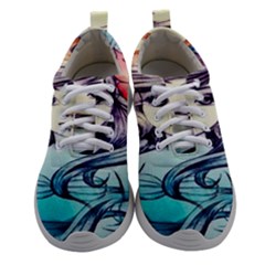 Beautifull Ariel Little Mermaid  Painting Athletic Shoes by artworkshop