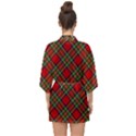 Royal Stewart Tartan Half Sleeve Chiffon Kimono View2