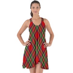 Royal Stewart Tartan Show Some Back Chiffon Dress by sifis