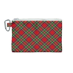 Royal Stewart Tartan Canvas Cosmetic Bag (medium) by sifis