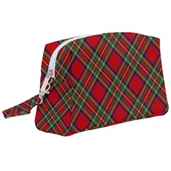 Royal Stewart Tartan Wristlet Pouch Bag (large) by sifis