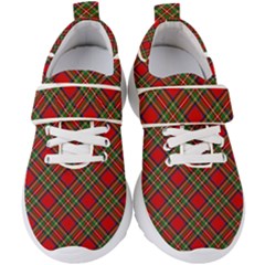 Royal Stewart Tartan Kids  Velcro Strap Shoes by sifis