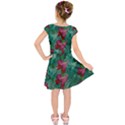 Rare Excotic Forest Of Wild Orchids Vines Blooming In The Calm Kids  Short Sleeve Dress View2