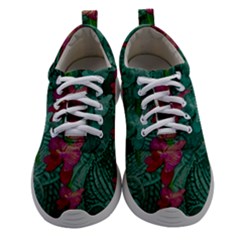 Rare Excotic Forest Of Wild Orchids Vines Blooming In The Calm Athletic Shoes by pepitasart