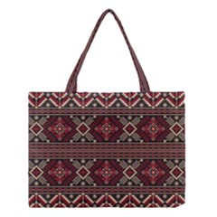 Ukrainian-folk-seamless-pattern-ornament Medium Tote Bag by Wegoenart