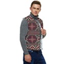 Ukrainian-folk-seamless-pattern-ornament Men s Short Button Up Puffer Vest	 View2