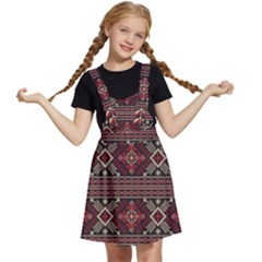 Ukrainian-folk-seamless-pattern-ornament Kids  Apron Dress