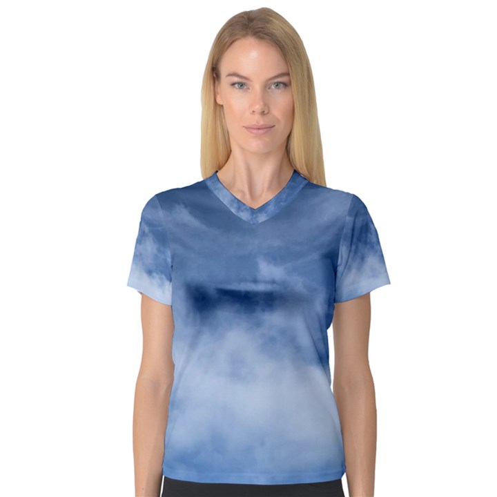 Sky Wishes 10000 V-Neck Sport Mesh Tee