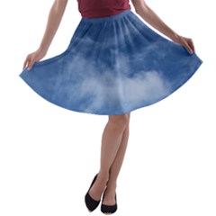 Sky Wishes 10000 A-line Skater Skirt by HoneySuckleDesign