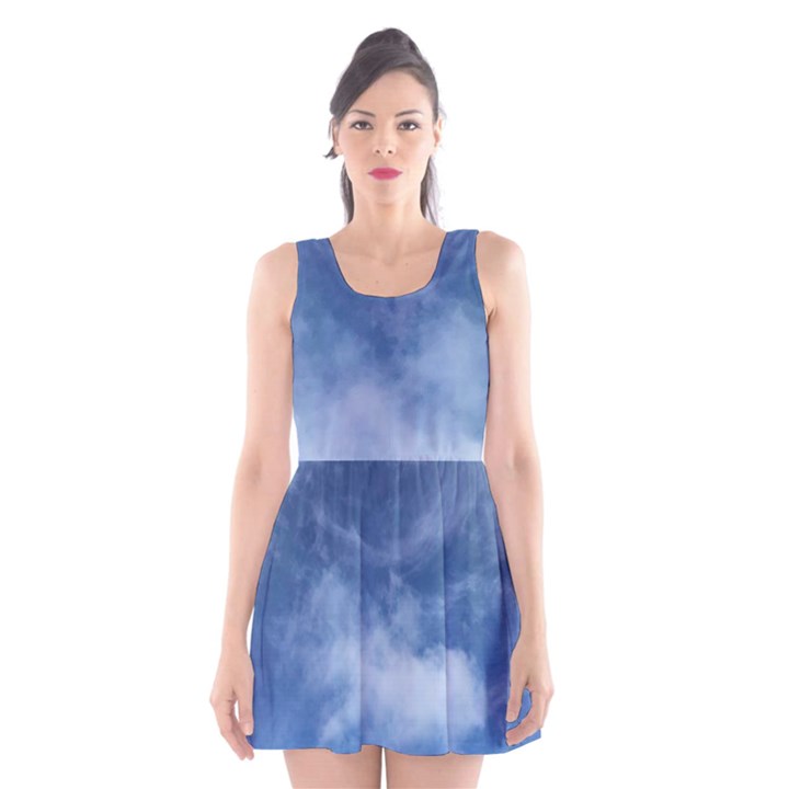 Sky Wishes 10000 Scoop Neck Skater Dress