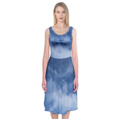 Sky Wishes 10000 Midi Sleeveless Dress by HoneySuckleDesign