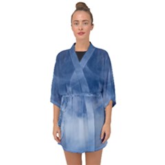 Sky Wishes 10000 Half Sleeve Chiffon Kimono by HoneySuckleDesign