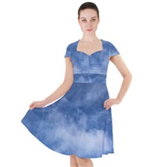 Sky Wishes 10000 Cap Sleeve Midi Dress by HoneySuckleDesign