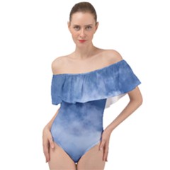 Sky Wishes 10000 Off Shoulder Velour Bodysuit  by HoneySuckleDesign