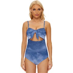 Sky Wishes 10000 Knot Front One-piece Swimsuit