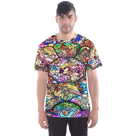 Character Disney Stained Men s Sport Mesh Tee by artworkshop